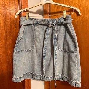 High waisted denim skirt from Gap